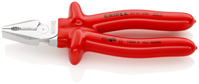 Knipex-Werk Kraft-Kombizange verchromt, 200mm 02 07 200