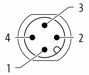 Murrelektronik Steckverbinder M12St.FlanschAkodVWM 7000-13501-9710100