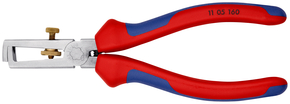 Knipex-Werk Abisolierzange verchromt, 160mm 11 05 160 SB
