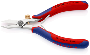 Knipex-Werk Elektronik-Abisolierschere spiegelpoliert,130mm 11 82 130