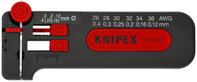 Knipex-Werk Mini-Abisolierer 100mm 12 80 040 SB