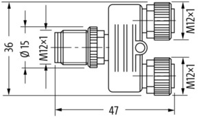 Murrelektronik Steckverbinder TStück5pol.St.4polBu 7000-42121-0000000