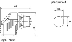 Murrelektronik Steckverbinder M12 Bu. D-cod./RJ45 7000-44681-0000000