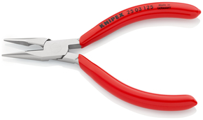 Knipex-Werk Flachrundzange mit Schneide, 125mm 25 03 125