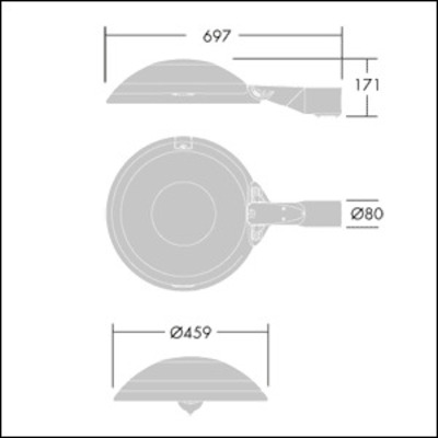 Thorn LED-Straßenleuchte 4000K THOR S 36L #96665298