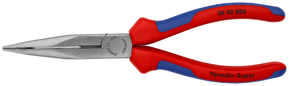 Knipex-Werk Flachrundzange mit Schneide, 200mm 26 22 200