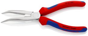 Knipex-Werk Flachrundzange mit Schneide, 200mm 26 25 200 SB