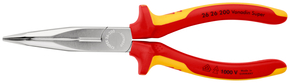 Knipex-Werk Flachrundzange mit Schneide, 200mm 26 26 200 SB