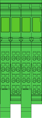 Phoenix Contact Inline-Klemme analoges E/A-Modul IB IL SGI 2/F-PAC