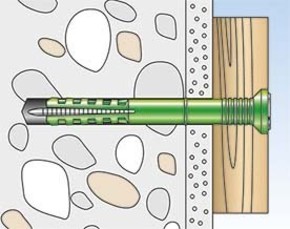 Fischer Deutschl. Nageldübel NGREEN6x40/10 S (45) Fischer Deutschl. Nageldübel NGREEN6x40/10 S (45)