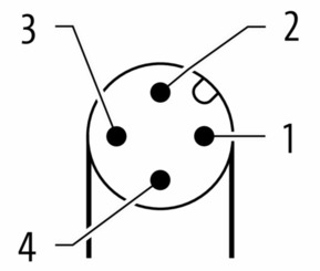 Murrelektronik Verbindungsleitung M12 St. auf M12 Bu. 7000-40421-2340200