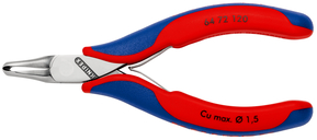 Knipex-Werk Elektronik-Vornschneider spiegelpoliert,120mm 64 72 120