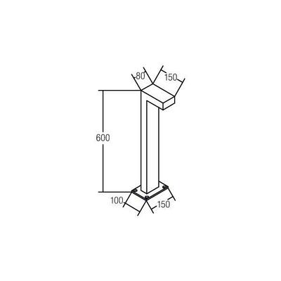 Brumberg Leuchten LED-Pollerleuchte IP65 230V 3000K Graphit 60006103
