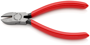 Knipex-Werk Seitenschneider schwarz, 125mm 70 01 125