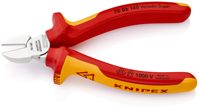 Knipex-Werk Seitenschneider isoliert, 140mm 70 06 140