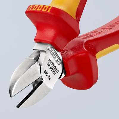 Knipex-Werk Seitenschneider isoliert, 140mm 70 06 140