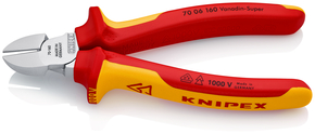 Knipex-Werk Seitenschneider isoliert, 160mm 70 06 160