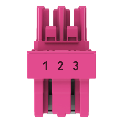 WAGO GmbH & Co. KG h-Verteiler,3-polig,Kod. B pink 770-1766