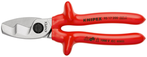 Knipex-Werk Kabelschere mit Doppelschneide 95 17 200