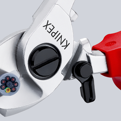 Knipex-Werk Kabelschere isoliert, 165mm 95 26 165