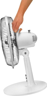 Unold Tischventilator Silverline 25cm 86810 weiß/si
