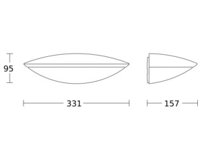 Steinel Sensor-LED-Außenleuchte 157 x 331 x 95 mm L 825 SC ANT 3000K