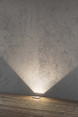 Gnosjö Konstsmide AL LED-Bodeneinbaustrahler grau, edelstahl 7960-310