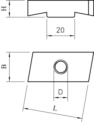 OBO Bettermann Vertr Gleitmutter M12, für Profilsch. MS40SN M12 A4