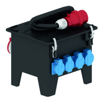 Bals Elektrotech. Tragbarer Verteiler Vollgummi IP44 52638