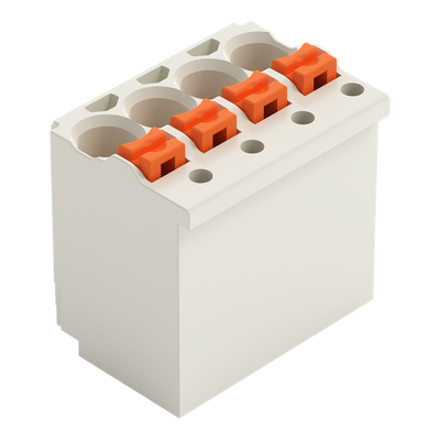 WAGO GmbH & Co. KG Federleiste 4-p, 3,5mm, lichtgr 2091-1124