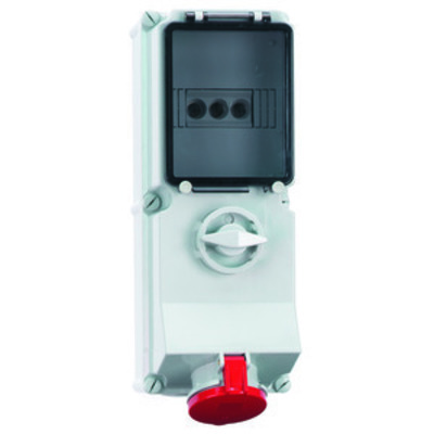 Bals Elektrotech. Wandsteckdose abschaltbar abgesichert 63A 5p 175