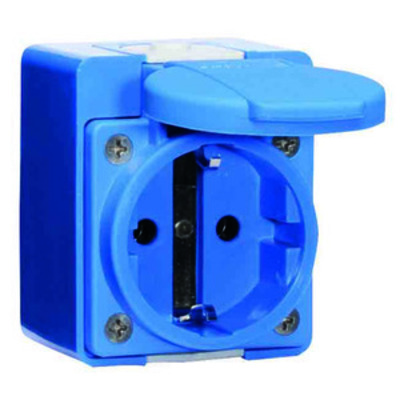 Bals Elektrotech. Schutzkont.-Wandsteckdose 16A 3p 230V 724