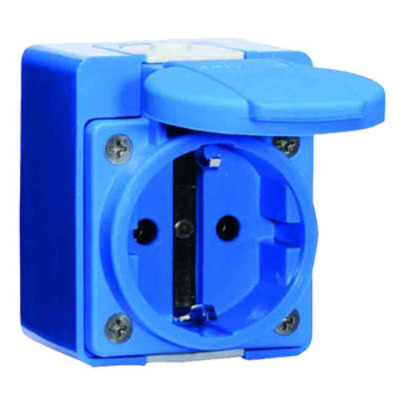 Bals Elektrotech. Schutzkont.-Wandsteckdose 16A 3p 230V 724