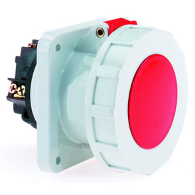 Bals Elektrotech. Anbausteckdose gerade 63A 3p 400V 9h IP67 1397