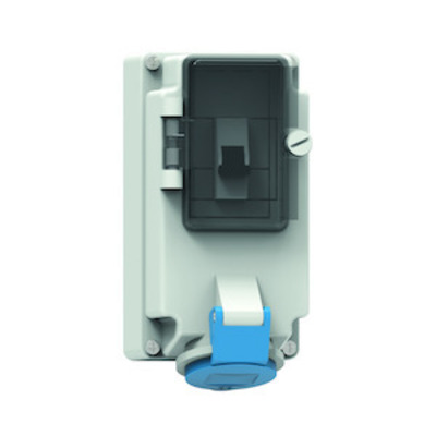 Bals Elektrotech. Wandsteckdose abgesichert 16A 3p 230V 6h IP44 1504