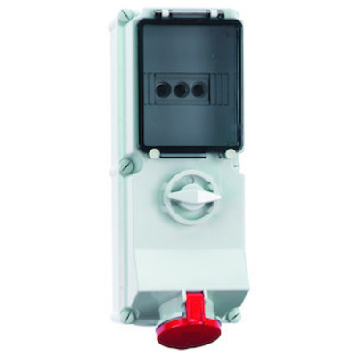 Bals Elektrotech. Wandsteckdose abschaltbar abgesichert 32A 4p 1777