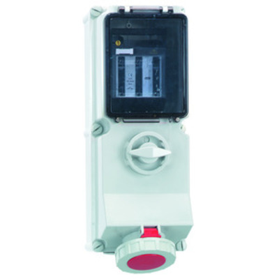 Bals Elektrotech. Wandsteckdose abschaltbar abgesichert 63A 5p 1796