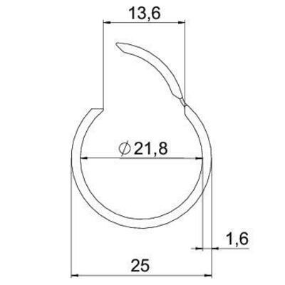 OBO Bettermann Vertr Quick-Pipe 2953 M25 RW