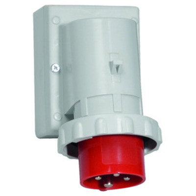 Bals Elektrotech. Wand-Gerätestecker 16A 4p 400V 6h IP67 2477