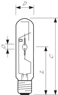 Philips Lighting Metall-Halogendampflampe 230W 4200K E40 CDM-T MWEco230W/842