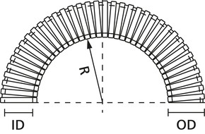 HellermannTyton Kunststoffschlauch schwarz HGSW42
