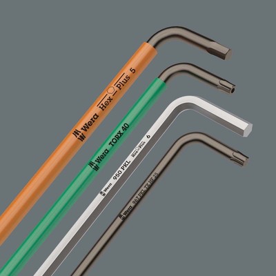 Wera Werk Winkelschlüsselsatz 9-tlg,Hex-Plus 073391
