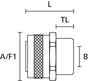 HellermannTyton Verschraubung si PCS63-FM-M63 HellermannTyton Verschraubung si PCS63-FM-M63