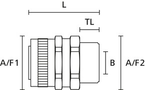 HellermannTyton Verschraubung si SC10-SM-M12