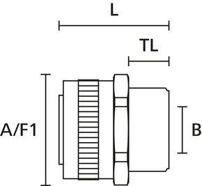 HellermannTyton Verschraubung si SC40-FM-M40