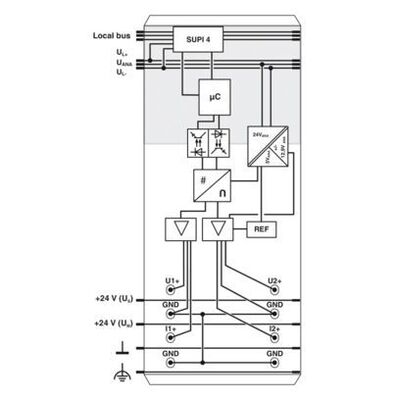 Phoenix Contact Inline-Klemme IB IL AO 2/UI-PAC