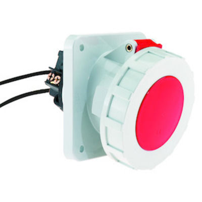 Bals Elektrotech. Anbausteckdose geneigt 63A 5p 400V 6h IP67 12020