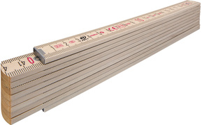 Stabila Holz-Gliedermaßstab 2m, metr. Skala 407 N