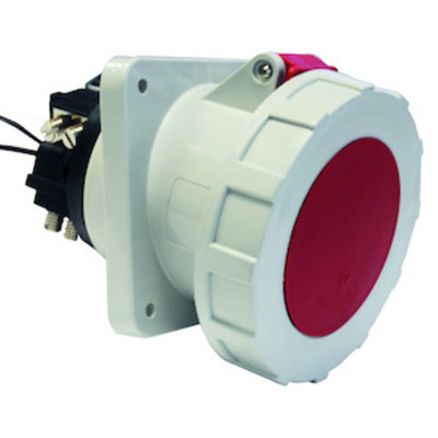 Bals Elektrotech. Anbausteckdose geneigt 125 A 4p 400V 6h IP67 12139