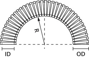 HellermannTyton Kunststoffschlauch PA6 BK HG-FR28